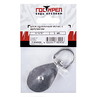 Блок одинарный металл. с вертлюгом 1 1/4" (30 мм)