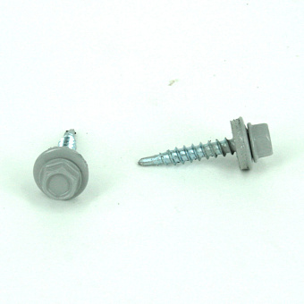 Купить Саморез кровельный ral 7004 (сигнальный серый), 5,5x38 оптом