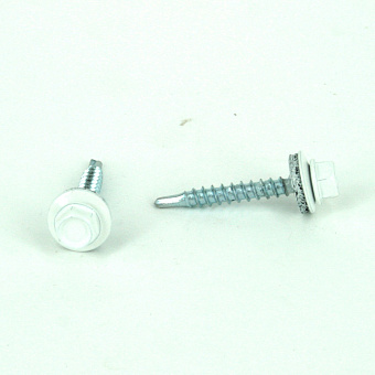 Купить Саморез кровельный ral 9003 (сигнальный белый), 4,8x64 оптом